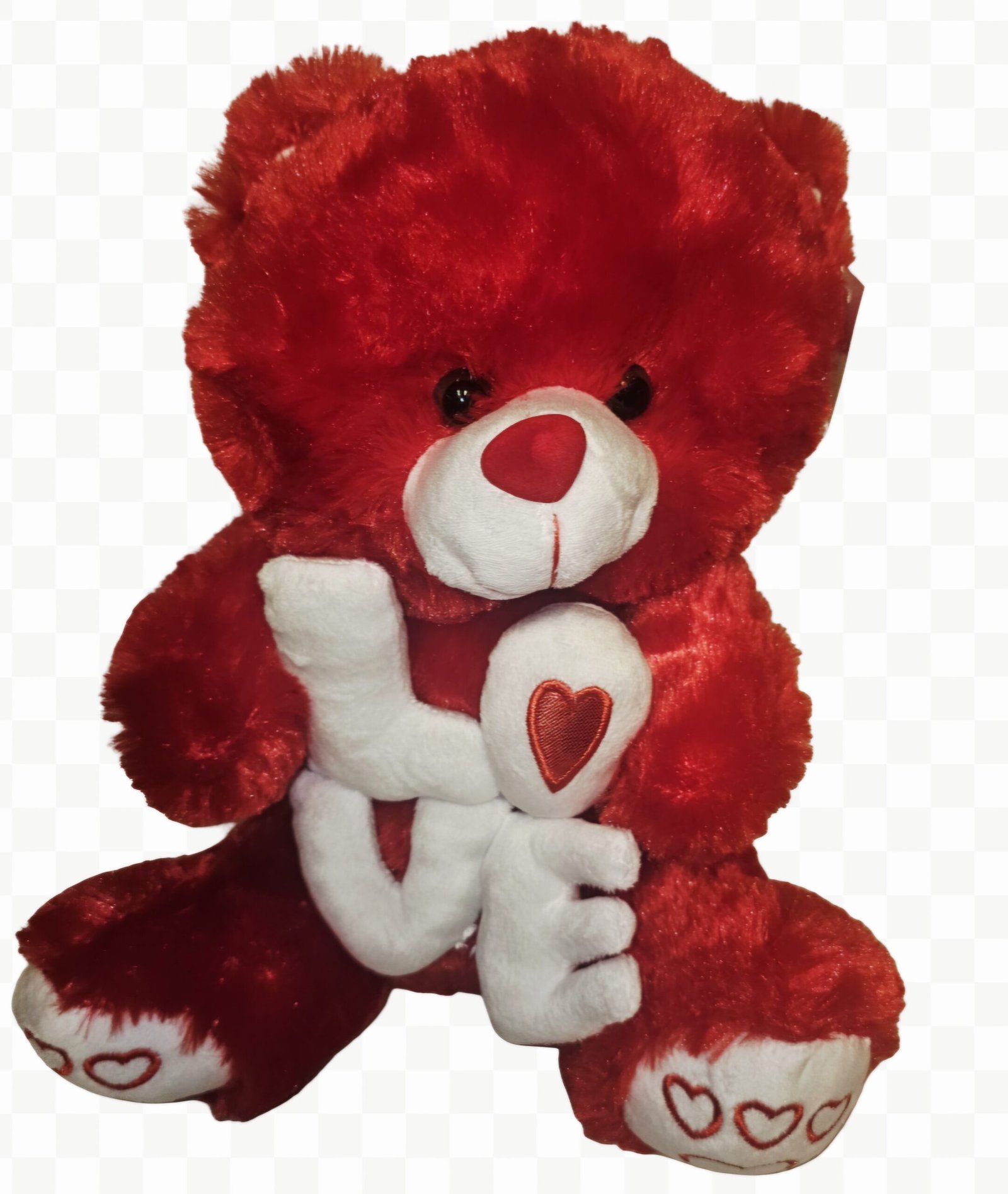 Κόκκινο αρκουδακι LOVE 36cm