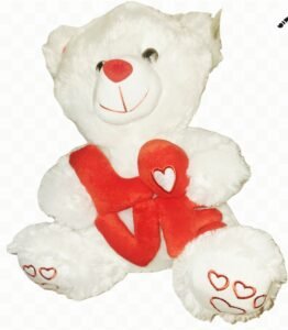 λευκο Αρκουδακι LOVE 36cm